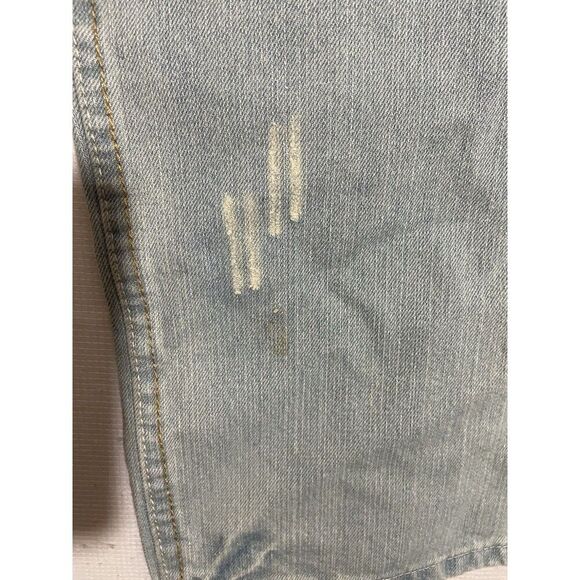 Vintage PHAT FARM Men's Denim Wide Leg Whitewash Baggy Jeans SIZE 40x32 Y2K - Picture 3 of 4